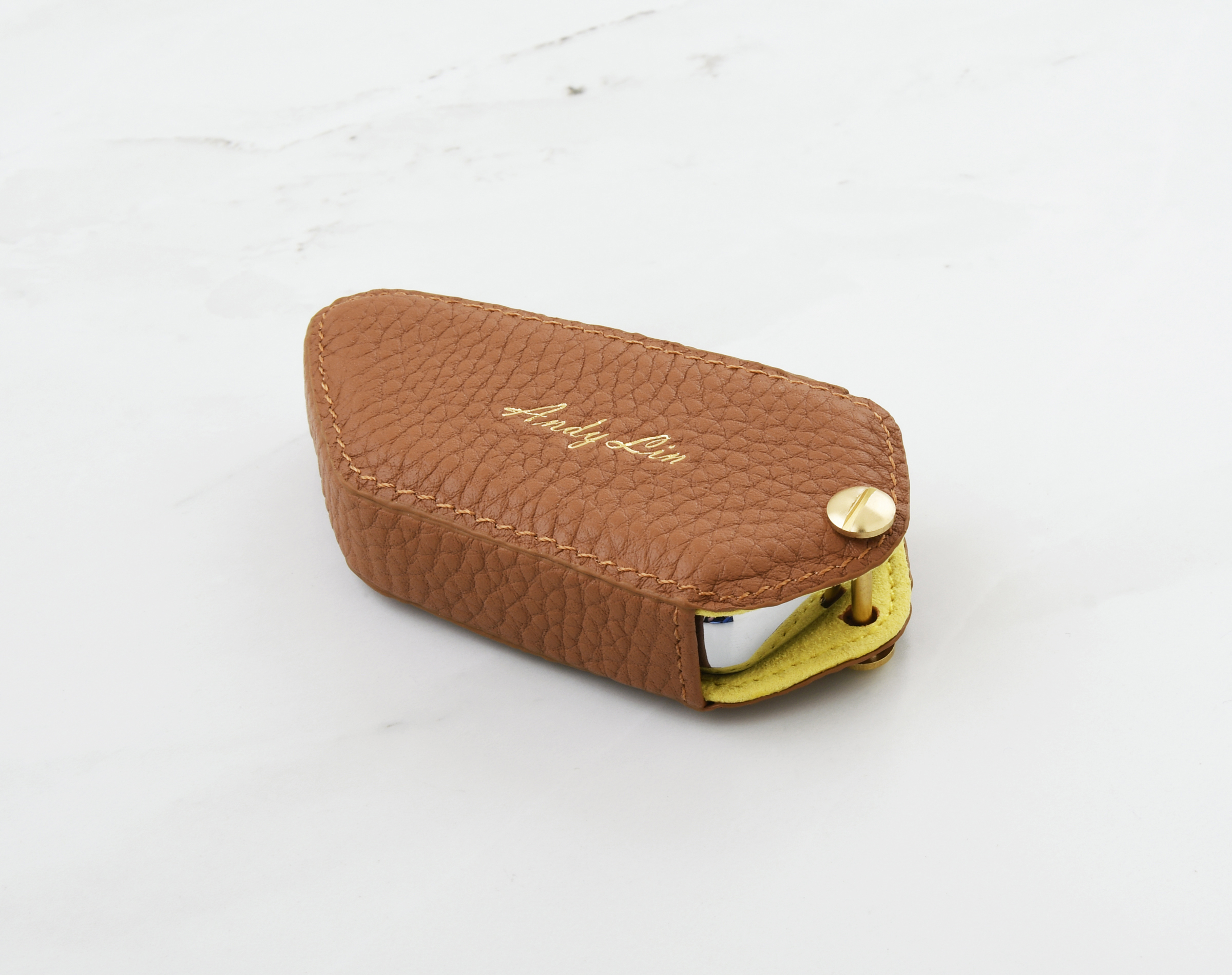 Vw leather 2025 key fob